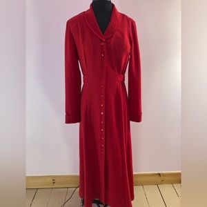 Vintage Red Maxi Dress